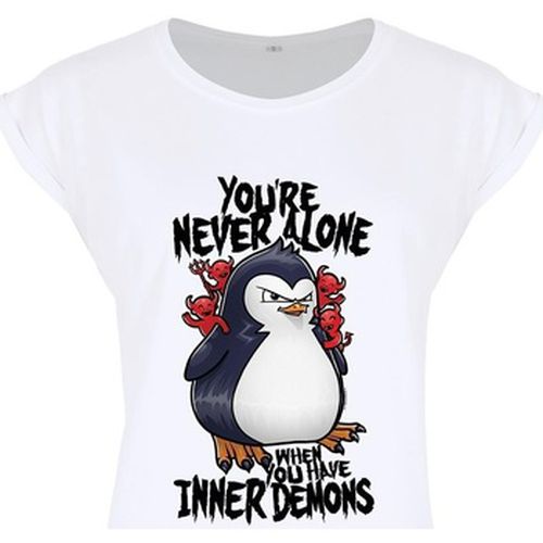 T-shirt You're Never Alone When You Have Inner Demons - Psycho Penguin - Modalova