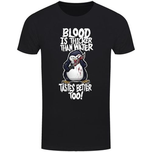 T-shirt Blood Is Thicker Than Water - Psycho Penguin - Modalova
