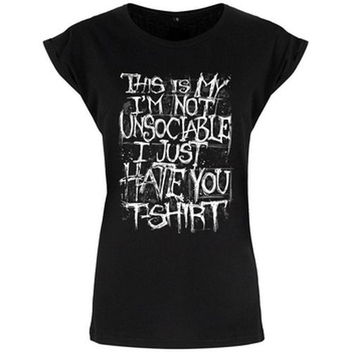 T-shirt Im Not Unsociable - Grindstore - Modalova