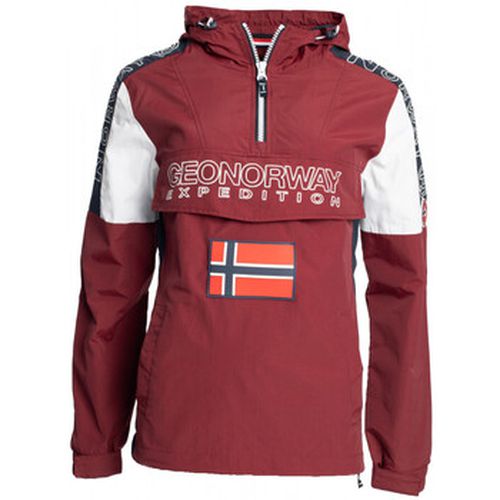 Doudounes Parka Astina - logo - capuche avec liens de serrage et stopper - Geographical Norway - Modalova