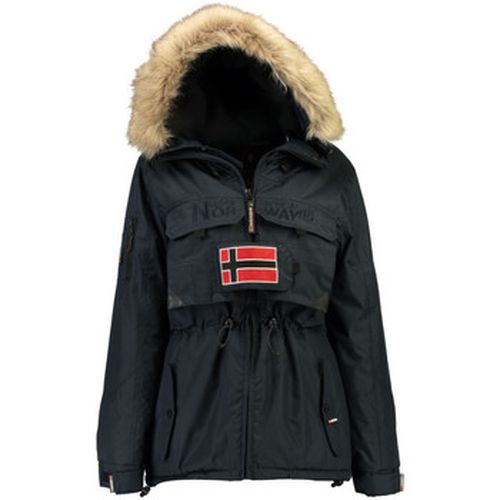 Doudounes Anorak Bantouna - capuche avec bord façon fourrure - Geographical Norway - Modalova