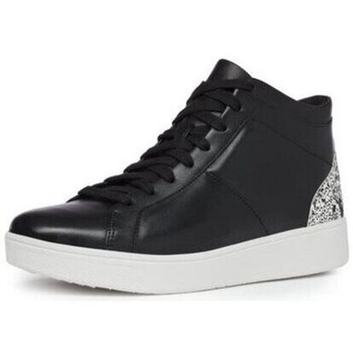 Baskets basses RALLY GLITTER HIGH TOP SNEAKERS BLACK MIX AW02 - FitFlop - Modalova