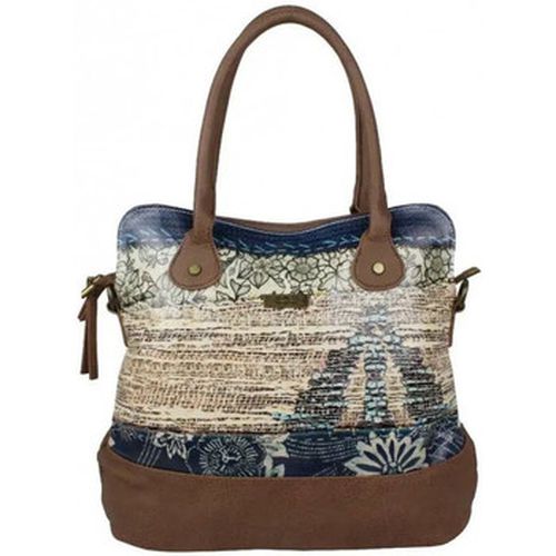 Sac à main Sac à main Tahiti - Beige camel - Motif imprimé - Smash - Modalova