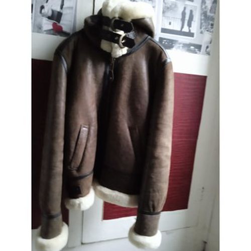 Manteau Veste bonbardier en cuir - Oakwood - Modalova