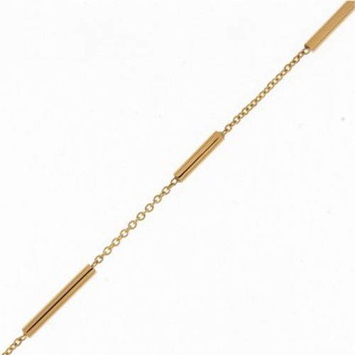 Bracelets Bracelet or 18 carats chaine forçat/tubes - Brillaxis - Modalova