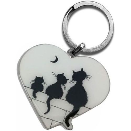 Porte clé Porte clefs Coeur métallique Les chats de Dubout - Royal Tapisserie - Modalova