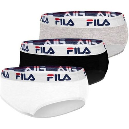 Boxers Lot de 3 Culottes coton FU6043 Gris, et Blanc - Fila - Modalova