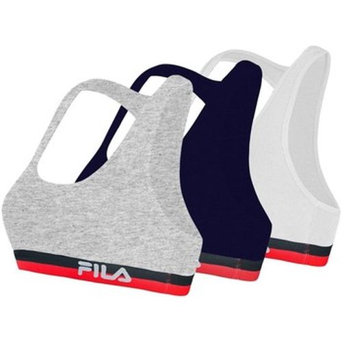 Brassières Lot de 3 Brassières coton FU6048 , Navy et Blanc - Fila - Modalova