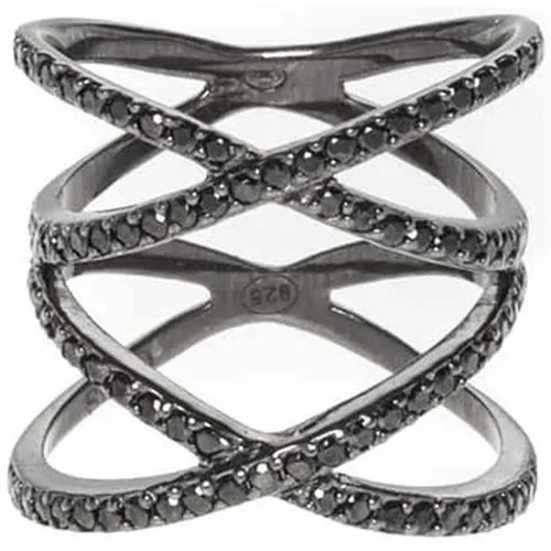 Bijoux Bague Argent Cercles Atomiques - Orusbijoux - Modalova