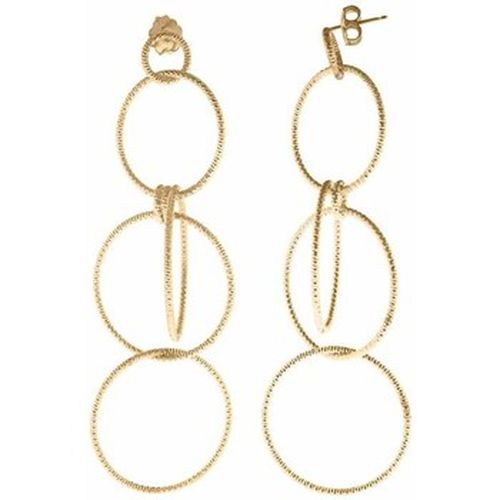 Boucles oreilles Boucles D'oreilles En Argent 4 Ronds Diamanté - Orusbijoux - Modalova