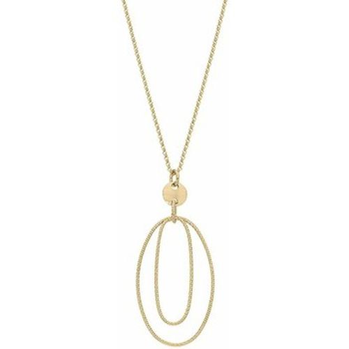 Collier Collier Argent Diamanté Double Ovale - Orusbijoux - Modalova