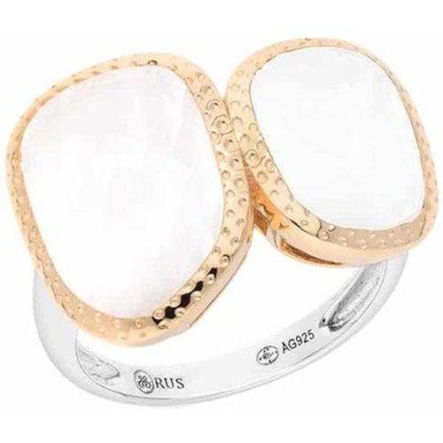 Bijoux Bague Tandem Argent Blanc - Orusbijoux - Modalova