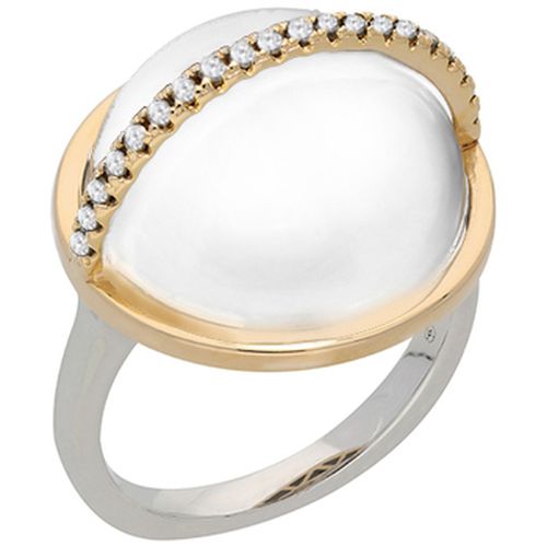 Bijoux Bague Argent Sphère Blanche - Orusbijoux - Modalova