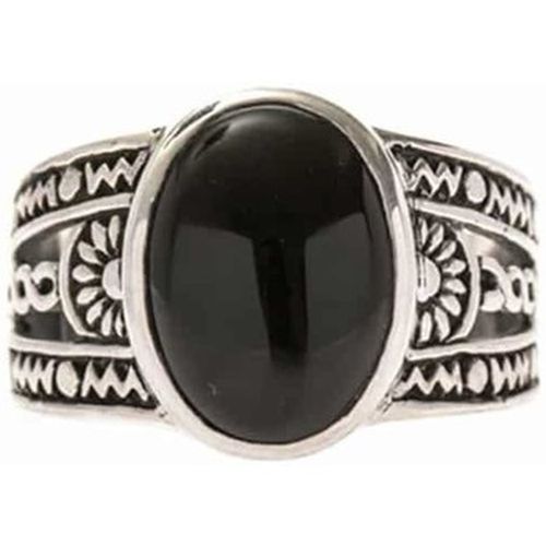 Bijoux Bague Ethnique Onyx Argent - Orusbijoux - Modalova