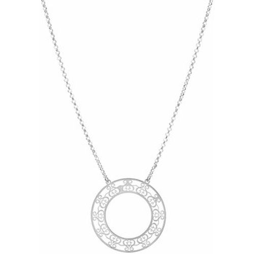 Collier Collier Argent Grand Cercle Motif Orus Rhodié - Orusbijoux - Modalova