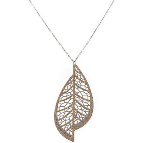 Collier Collier Argent Feuille De Laurier Bicolore - Orusbijoux - Modalova