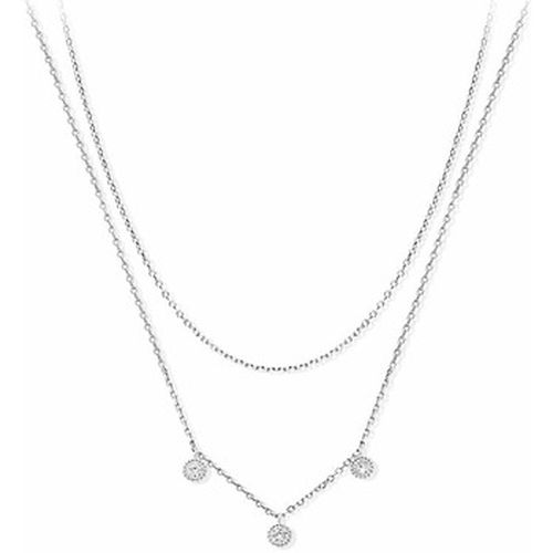 Collier Double Collier Argent River Serti Zirconium - Orusbijoux - Modalova