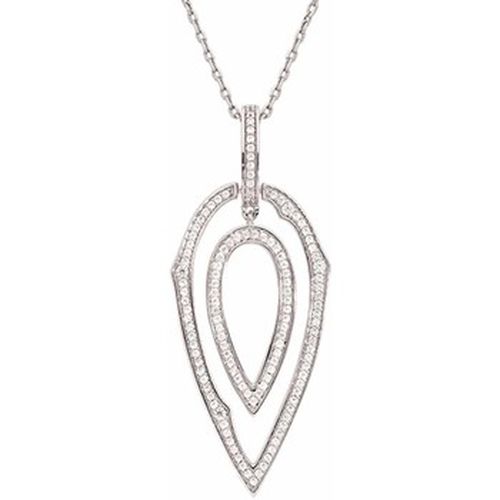 Collier Collier Rhodié Zirconiums Blanc - Orusbijoux - Modalova