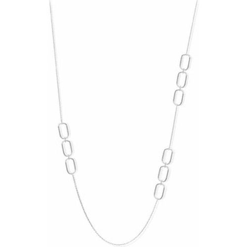 Collier Collier Sautoir Argent Olga Serti Zirconium Blanc - Orusbijoux - Modalova