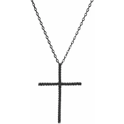 Collier Collier argent croix verticale - Orusbijoux - Modalova