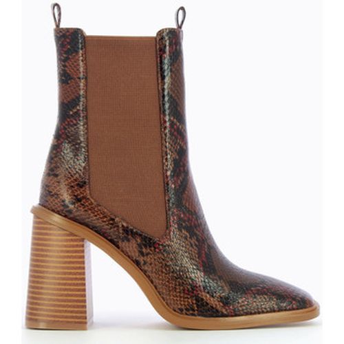 Bottines Bottines montantes camel effet serpent - Vanessa Wu - Modalova