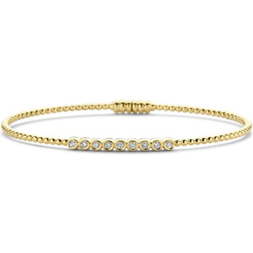 Bracelets Bracelet jonc perles or jaune diamants - Brillaxis - Modalova