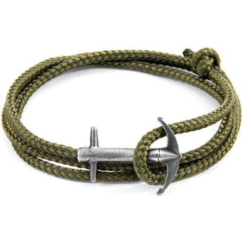 Bracelets Bracelet Ancre Admiral Argenté Et Corde - Anchor & Crew - Modalova