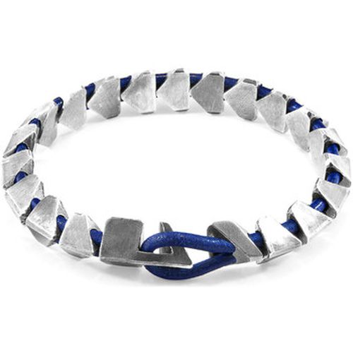 Bracelets Maxi-Bracelet Brixham Argenté Et Cuir Rond - Anchor & Crew - Modalova