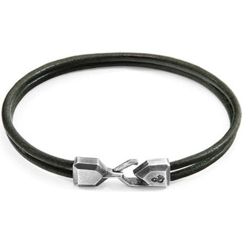 Bracelets Bracelet Cromer Argent Et Cuir Rond - Anchor & Crew - Modalova