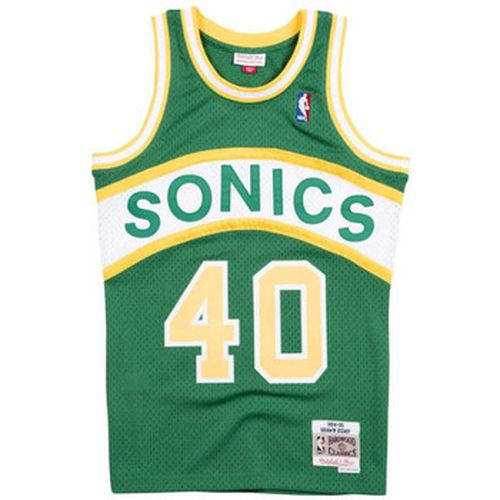 T-shirt Maillot NBA Shawn kemp Seattle - Mitchell And Ness - Modalova