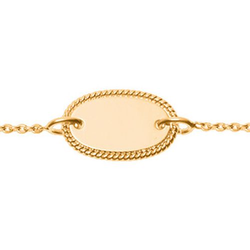 Bracelets Bracelet identité plaque ovale - Saunier - Modalova