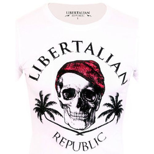 T-shirt T-Shirt Libertalia-Républic Red Logo - Libertalian-Républic - Modalova