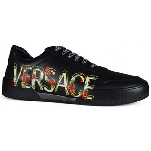 Baskets Sneakers Black Floral - Versace - Modalova