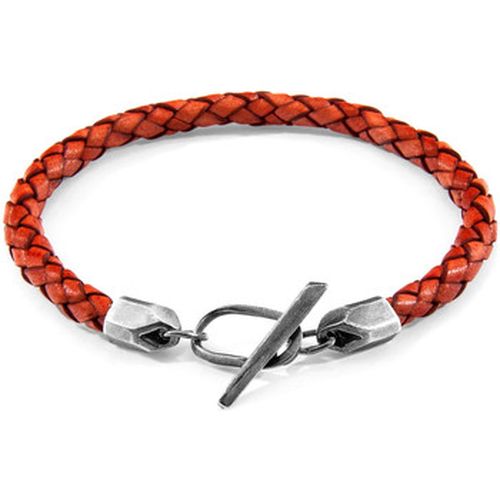 Bracelets Bracelet Jura Argent et Cuir Tressé - Anchor & Crew - Modalova