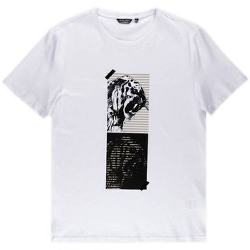 T-shirt Tshirt Męski Super Slim Fit White - Antony Morato - Modalova