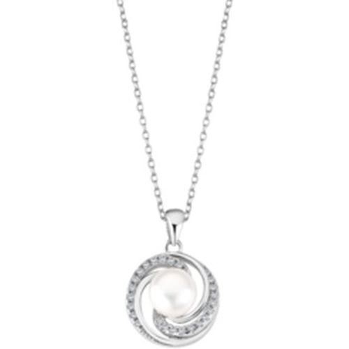 Collier Collier argent et oxyde de zirconium - Lotus - Modalova