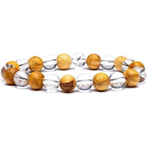 Bracelets Bracelet élastique Cristal de roche et Palo Santo - Phoenix Import - Modalova