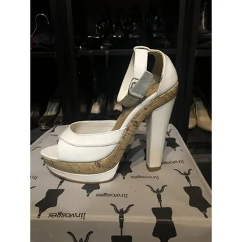 Sandales Sandale blanche et liège marque '' taille 38 - New Look - Modalova