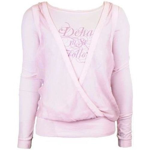T-shirt Koszulka Damska Z Długim Rękawem Różowy - Deha - Modalova