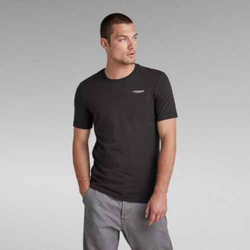 T-shirt D19070 C723 SLIM BASE-6484 BLACK - G-Star Raw - Modalova