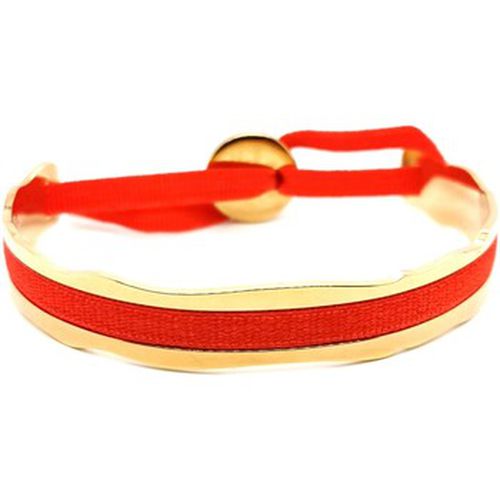 Bracelets Bracelet Jonc Ruban 4mm Aléatoire rouge - Les Interchangeables - Modalova