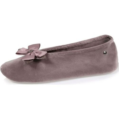 Chaussons Chaussons ballerines Nœud élégant gros-grain Taupe - Isotoner - Modalova