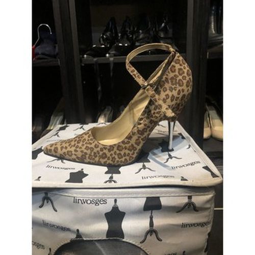 Chaussures escarpins escarpins à brides leopard talon metal taille 39 neuf - Pure - Modalova