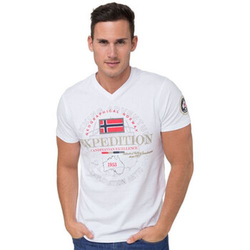 T-shirt T-Shirt col V JORDIC - Geographical Norway - Modalova