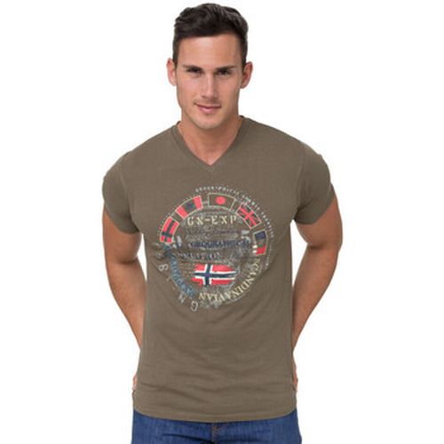 T-shirt T-Shirt col V JUDICAEL - Geographical Norway - Modalova