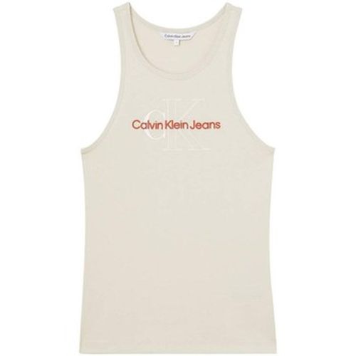 T-shirt Debardeur Ref 55830 Ecru - Calvin Klein Jeans - Modalova