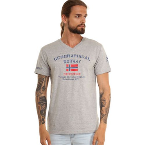 T-shirt T-Shirt à manches courtes en coton - Geographical Norway - Modalova