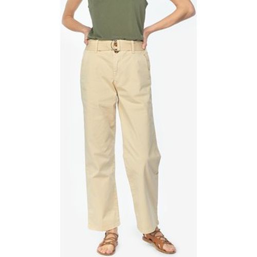 Pantalon Pantalon chino taille haute serena beige - Le Temps des Cerises - Modalova