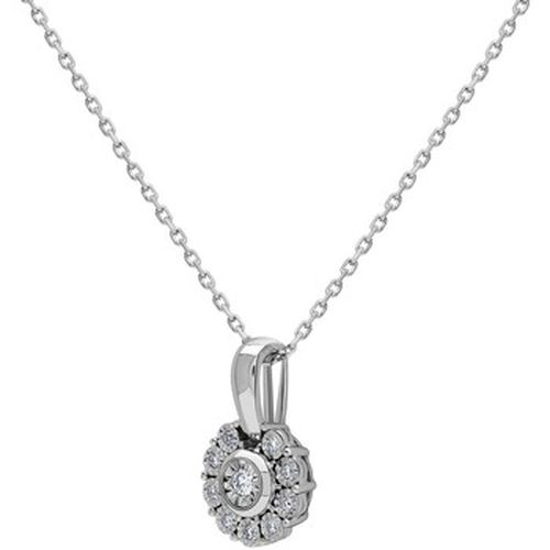 Collier Collier or 18 carats fleur diamant - Brillaxis - Modalova