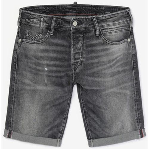 Short Bermuda laredo en jeans délavé destroy - Le Temps des Cerises - Modalova
